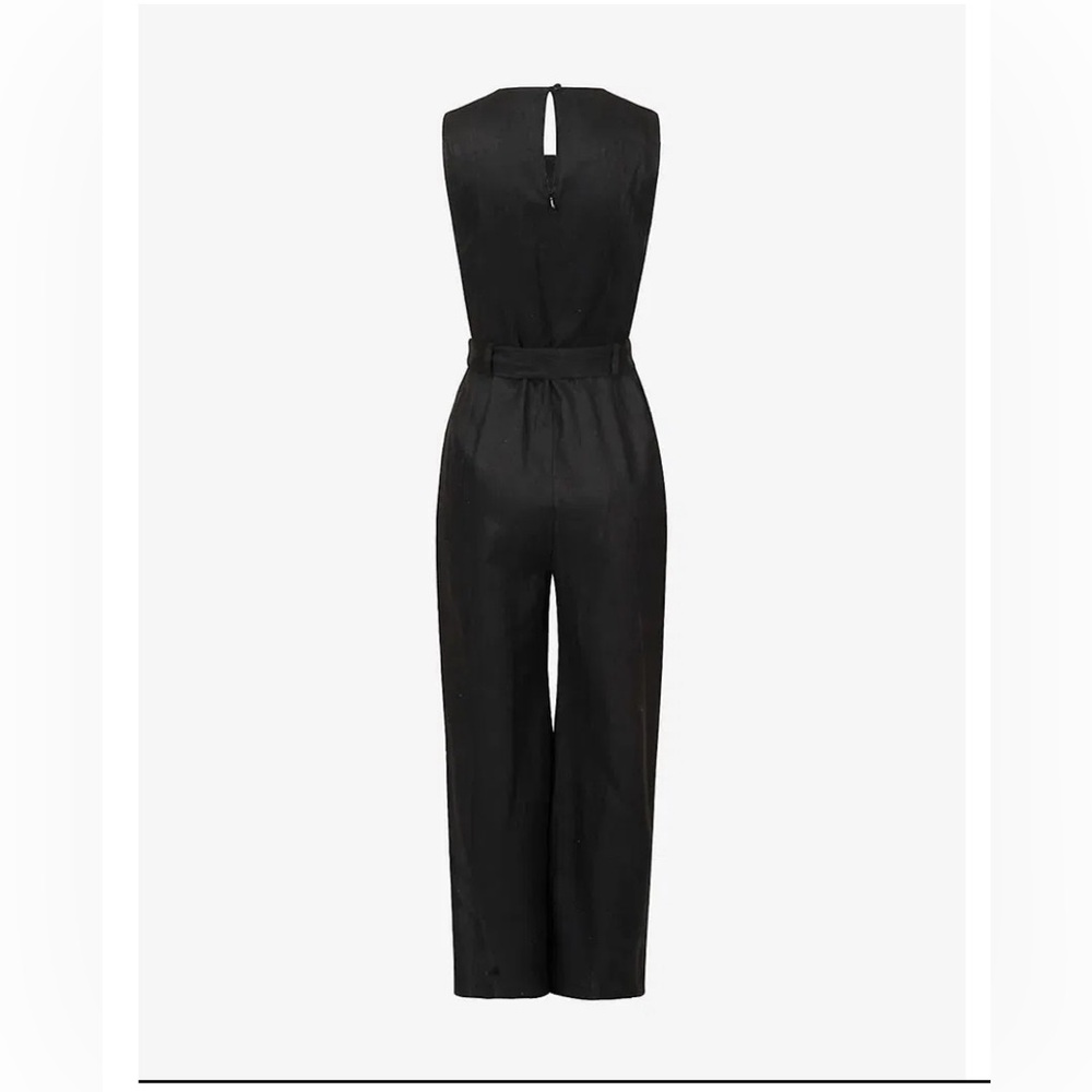 REFORMATION 
Naomi Linen Jumpsuit - Black - Picture 3 of 14